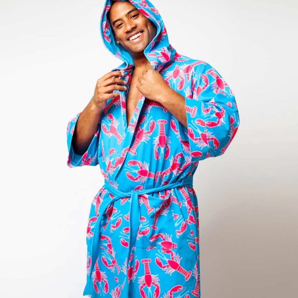 SOLD—Plover Long Hooded Robe, Claw Daddy, Unisex